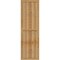Ekena Millwork Framed Board-n-Batten Shutters, Rough Sawn Western Red Cedar, 21 1/2W x 70H, PR RBF06S21X070RWR - alternate 4